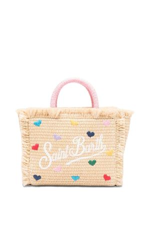 Borsa tote Vanity in paglia beige SAINT BARTH KIDS | VAMI00900344L